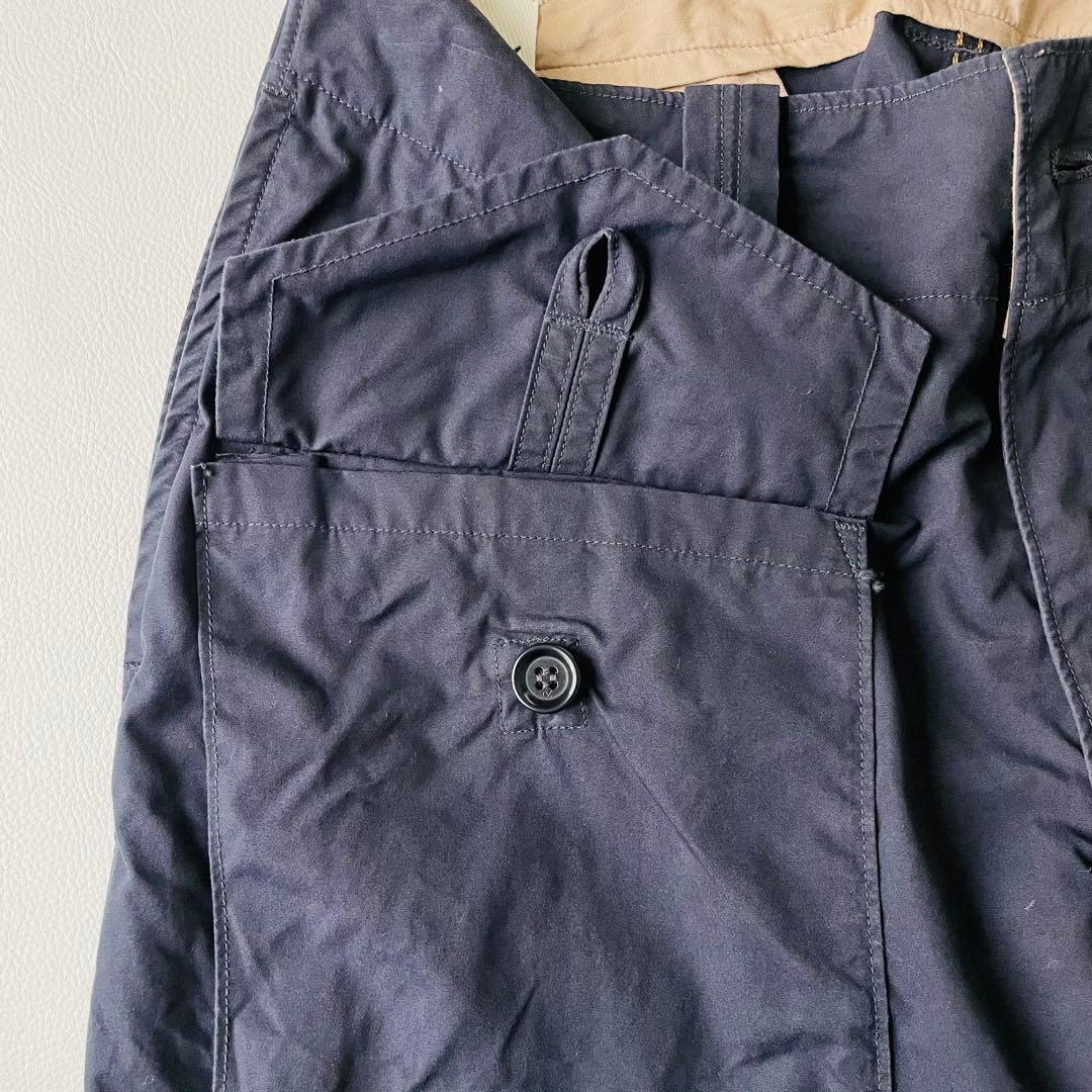 4802【美品】45R チノパン ウェザーの908セイルパンツ　M 紺　日本製