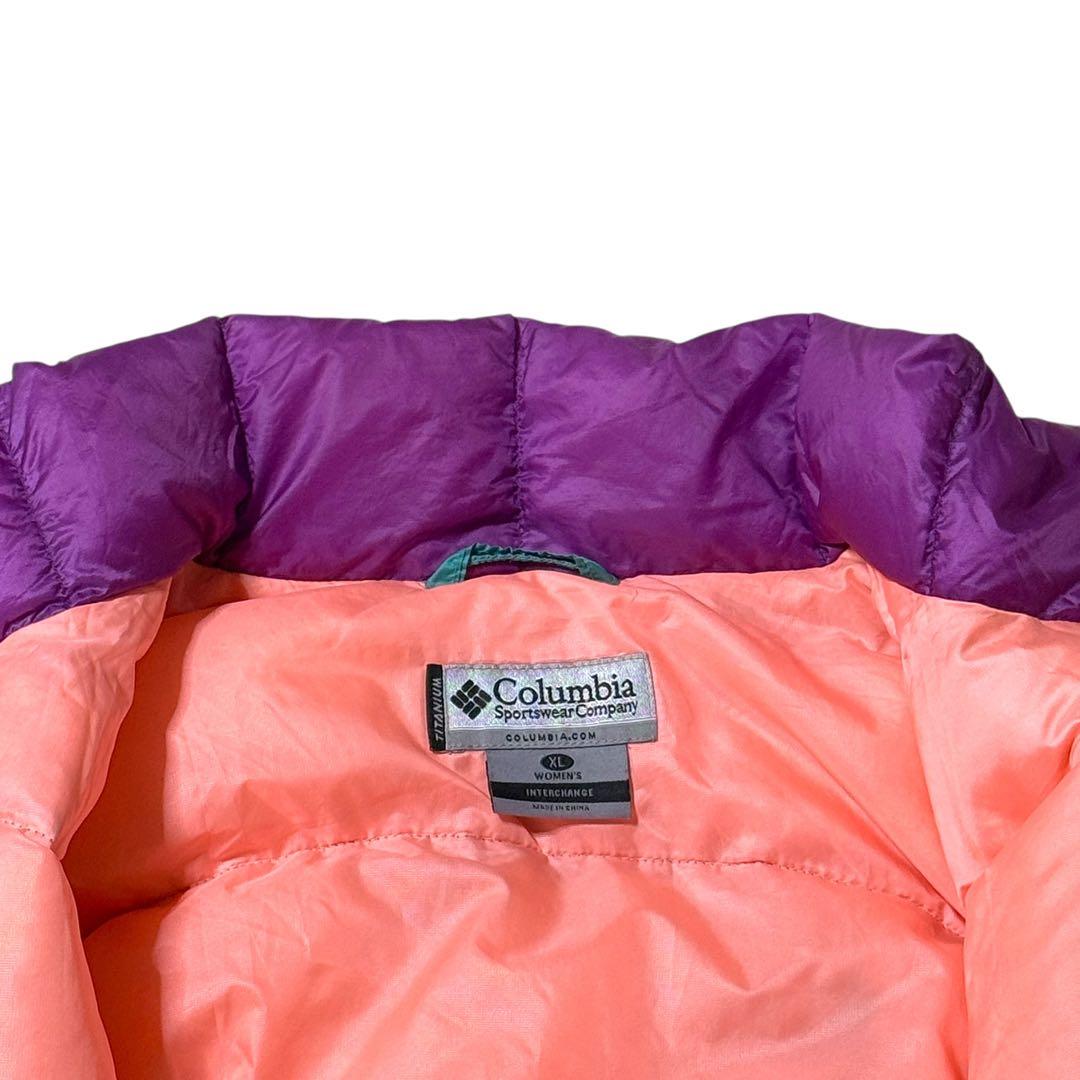 ジャケット・アウター Columbia down jacket blue purple archive