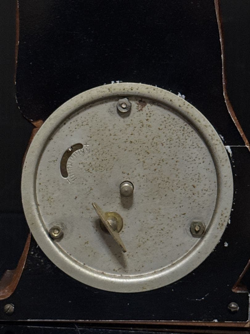 当時物 希少 手塚時計 TEZUKA 木製 犬 目玉 時計 POPPO 置時計