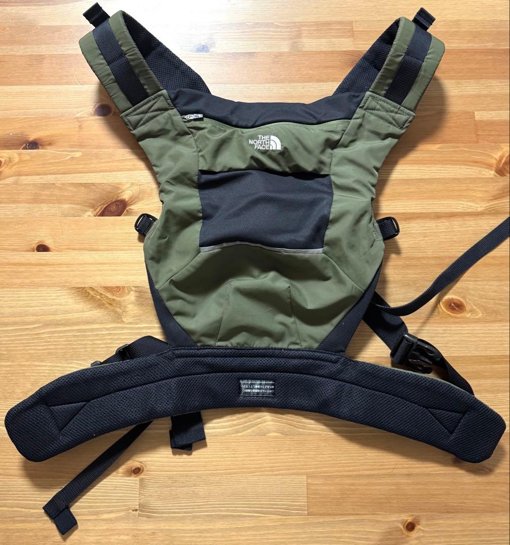 ノースフェイス　抱っこ紐　コンパクトキャリア　カーキ　収納袋付き