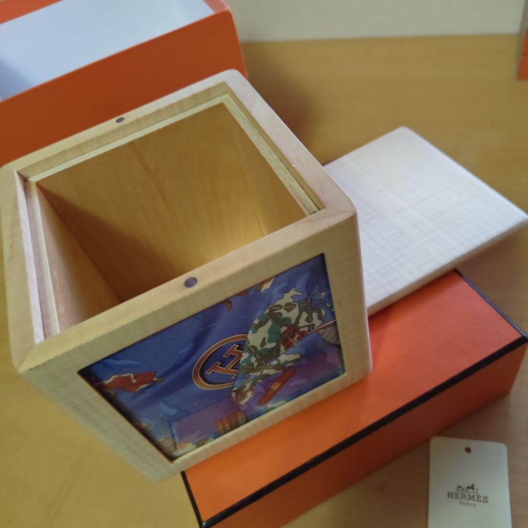 【激レア・未使用】エルメス　フォトフレーム・ボックス　エポペ ダダ　虎杢
