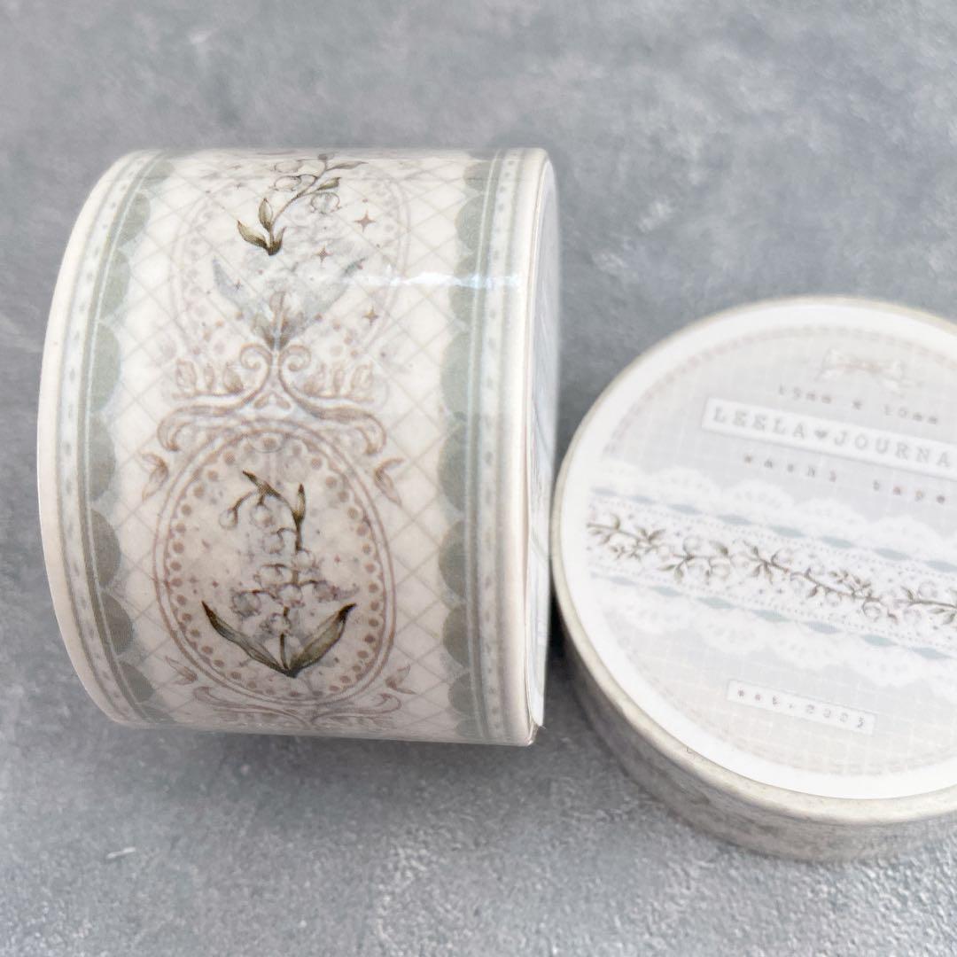 LEELA JOURNALS 海外マスキングテープ　マステ 【1661】