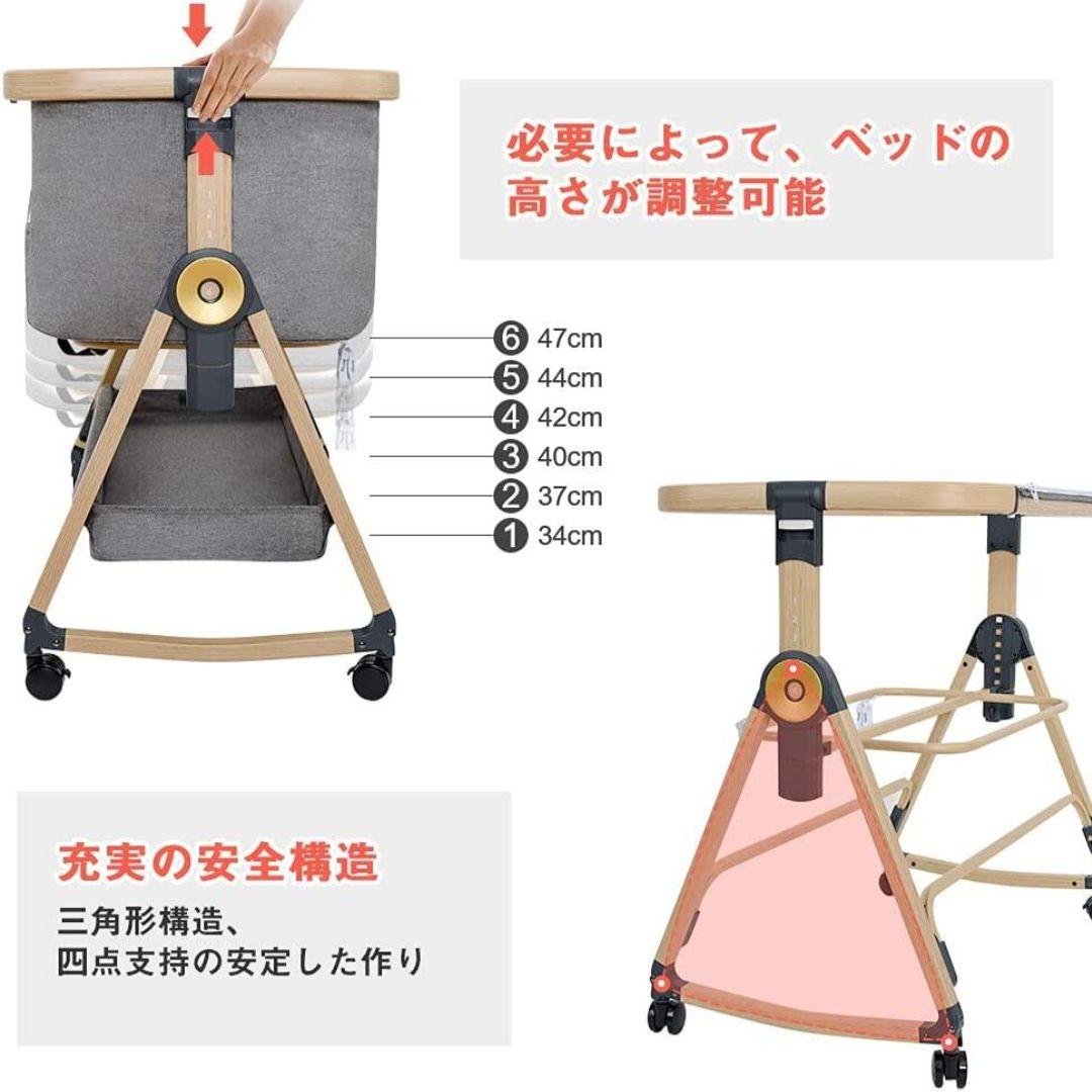 【美品！】HZDMJ ベビーベッド