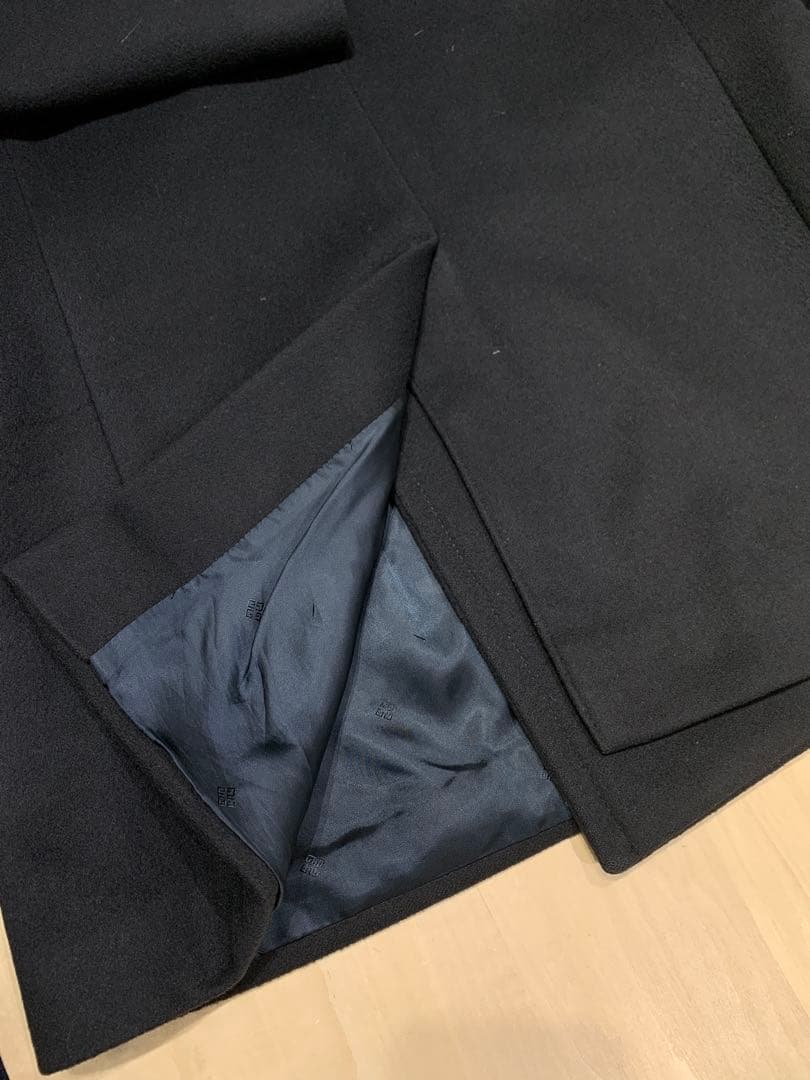 GIVENCHY ウールカシミヤ 8ボタン ピーコート