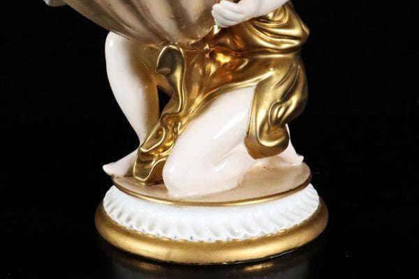 Meissen　マイセン　金彩　女神像
