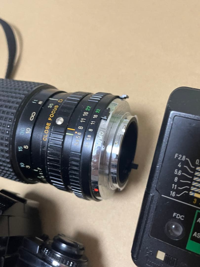 MINOLTA X-700 動作未確認　レンズ付き　ストロボ付き