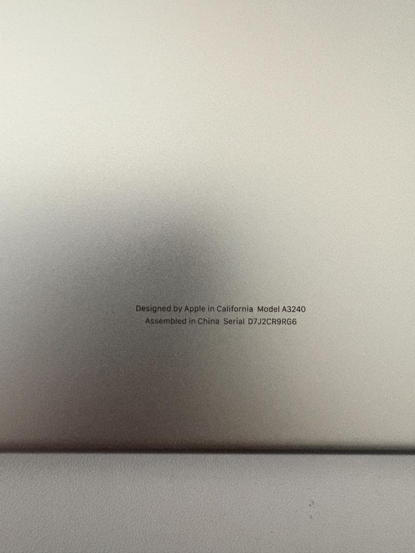 ジャンク品 MacBook Air M4 2024年モデル 13インチ シルバー