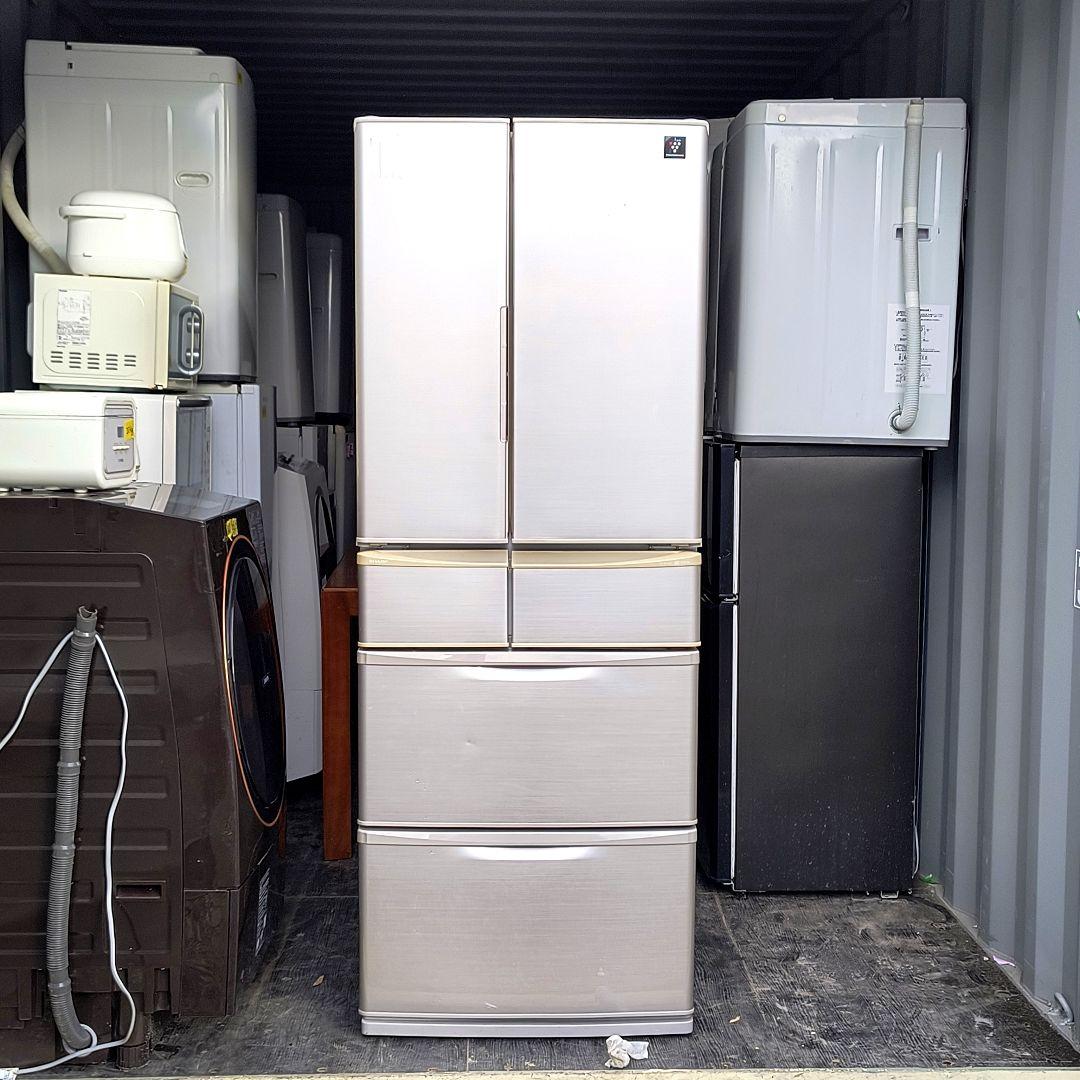 運搬取付無料！ジュエルシルバー・SHARP純正冷蔵庫！　完動品＆美品！