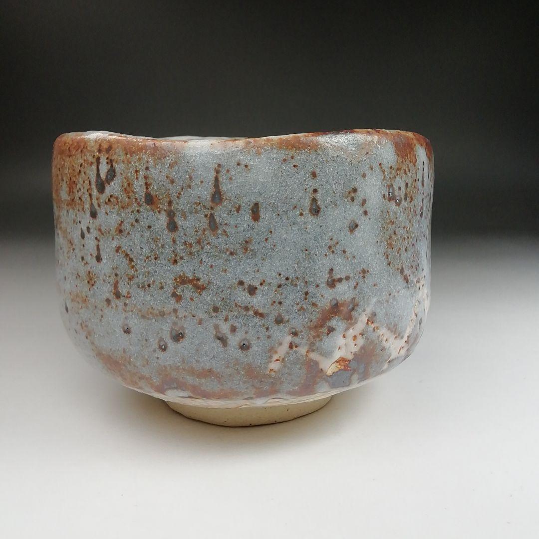 Ｔ９０３　茶碗　『鼡志野』『順風陶苑　加藤鐐 作』　共箱　抹茶碗　茶道具