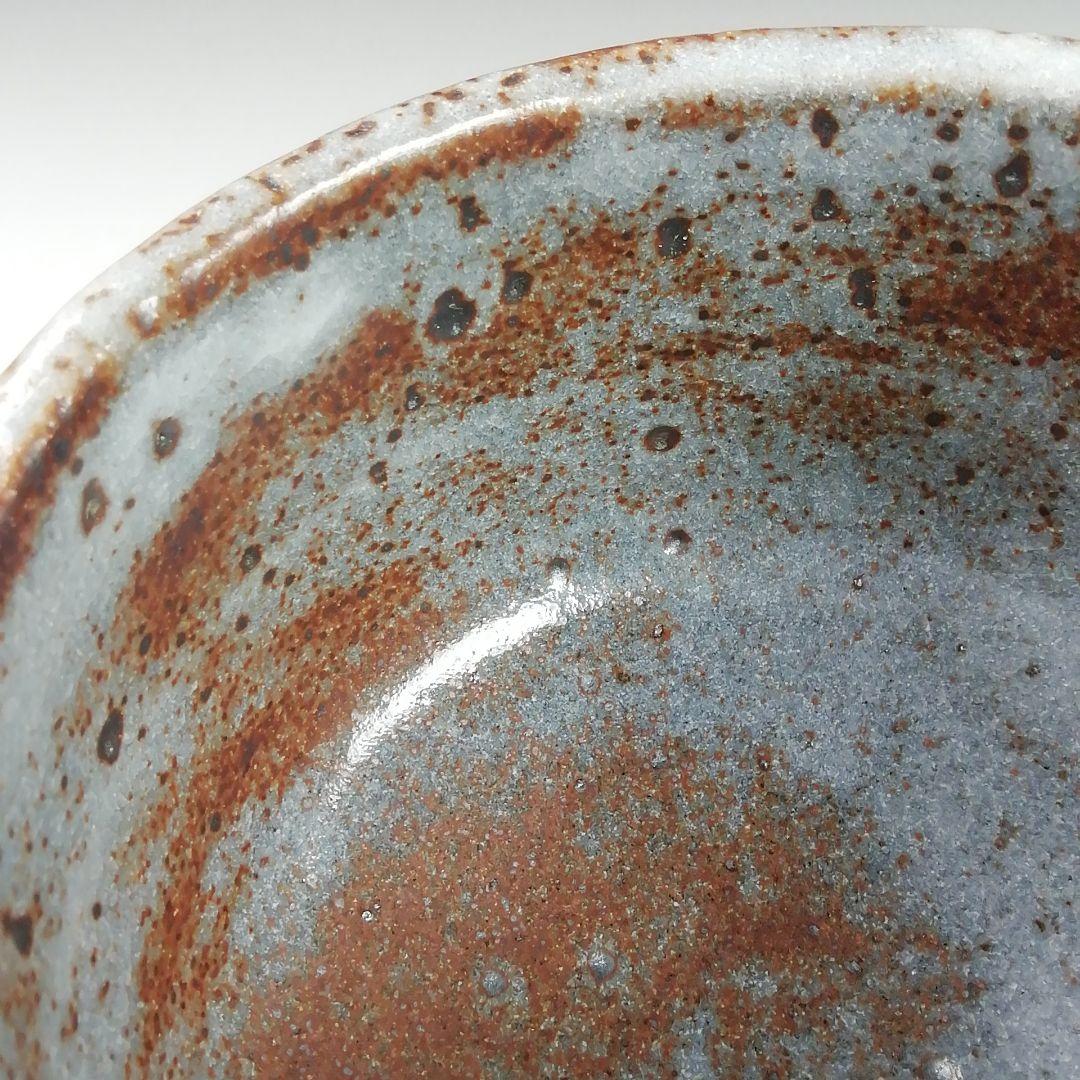 Ｔ９０３　茶碗　『鼡志野』『順風陶苑　加藤鐐 作』　共箱　抹茶碗　茶道具