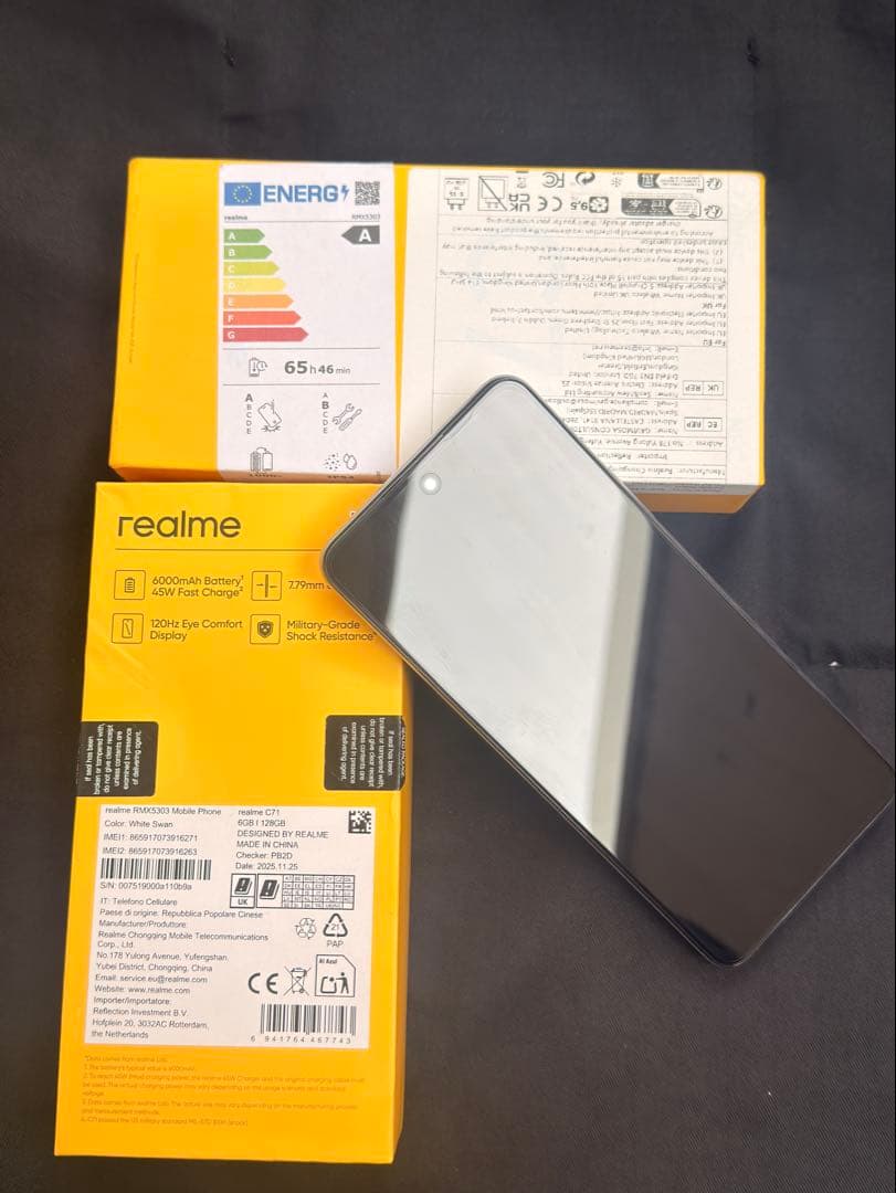 realme C71 SIMフリー 6GB/128GB グローバル版