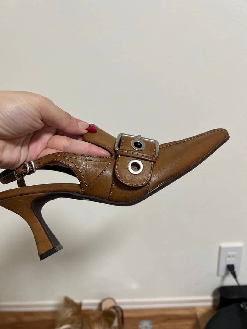 moussy BELTED ミュール