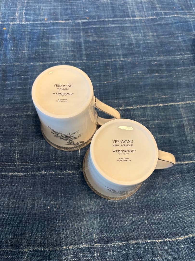 【未使用】ヴェラ・ウォン ヴェラレース マグカップとプレート各2