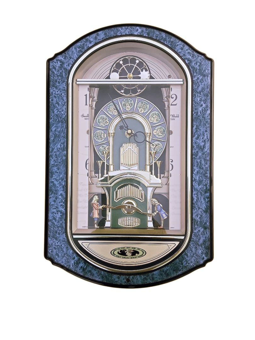 【美品】リズム時計工業 からくり時計 4MH744CZ