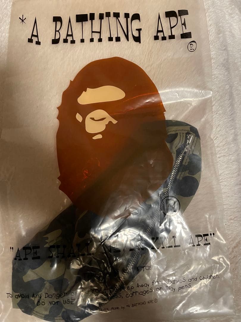 【希少】old A bathing apeエイプ 初期カモ柄ポーチ マルチケース