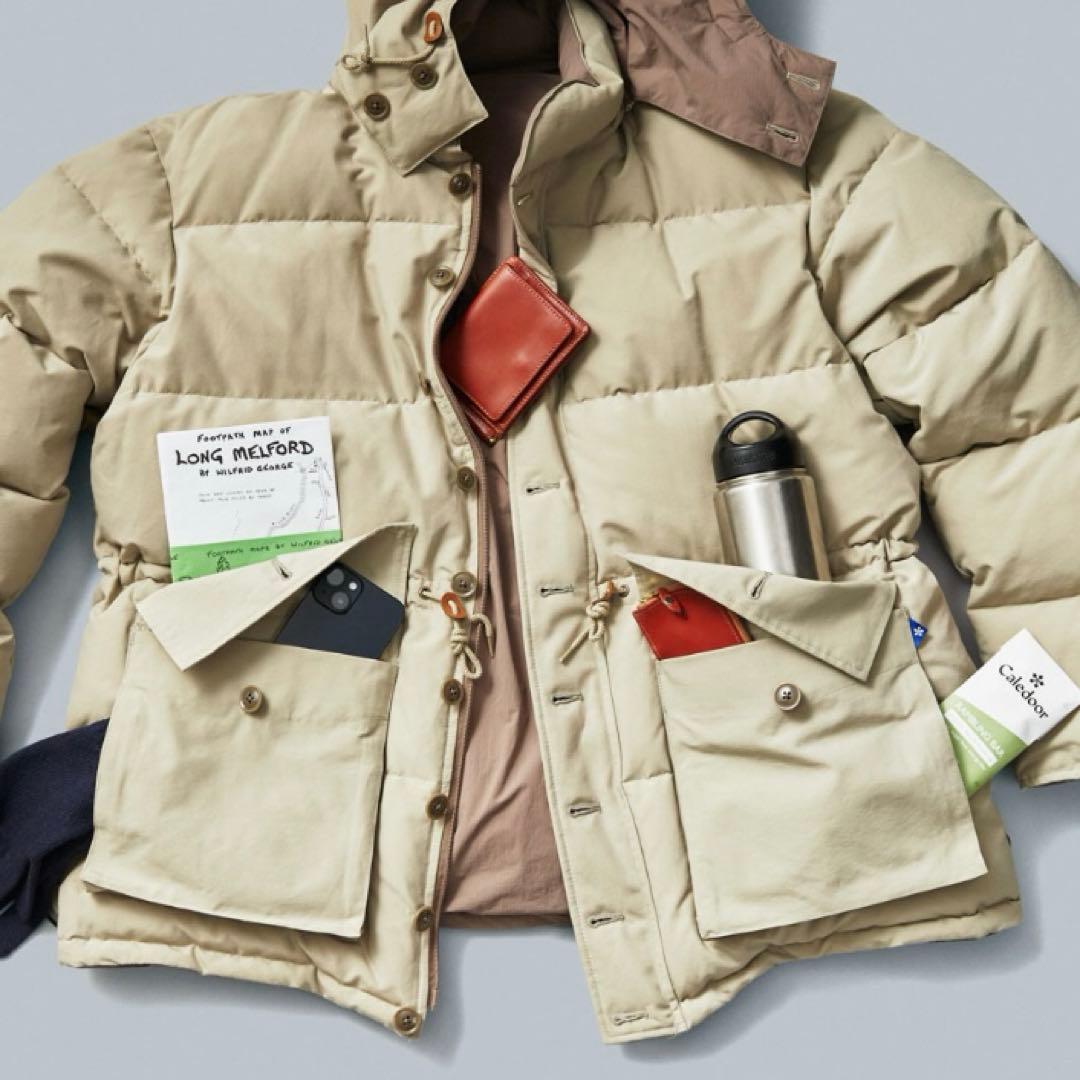 【美品】Caledoor リバーシブル ダウンジャケット　L