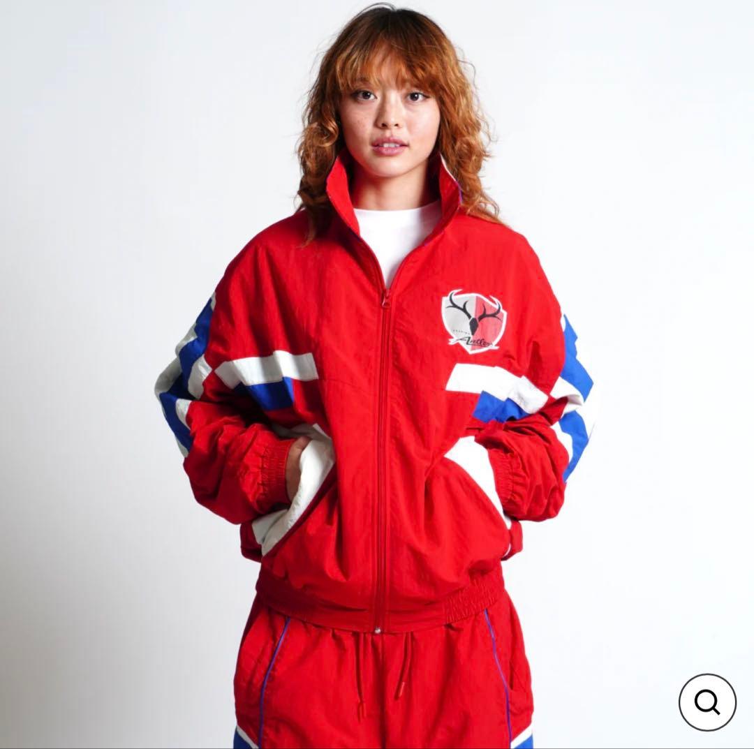 鹿島アントラーズ　トラックジャケット・ナイロンパンツセット　サイズ上下L