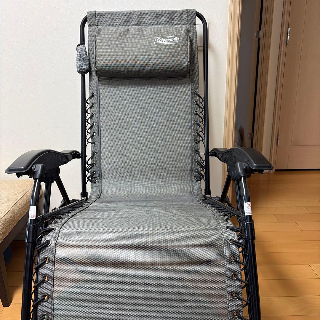 室内数回使用のみ コールマン　インフィニティチェア グレー