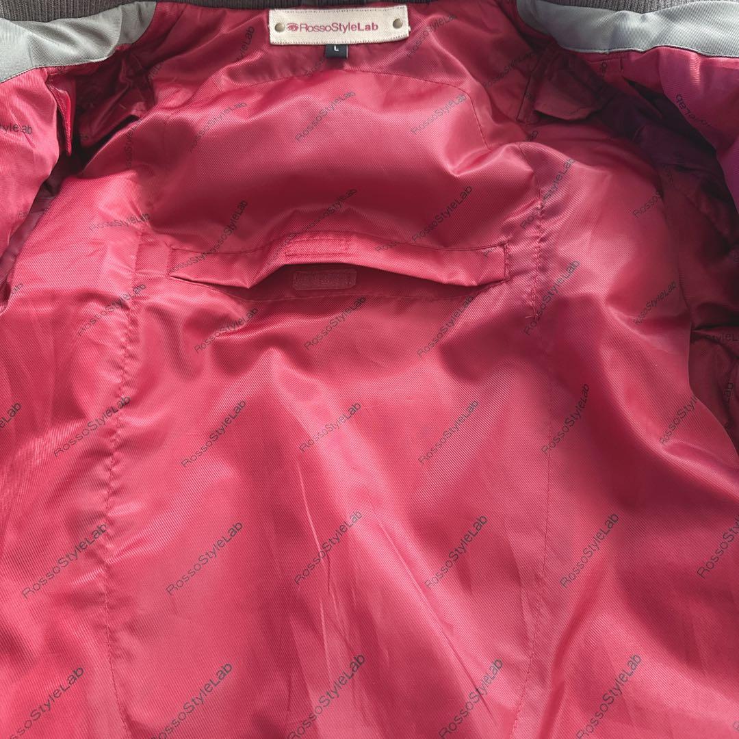 Rosso StyleLab ファー付き レディースL ジャケット カーキ