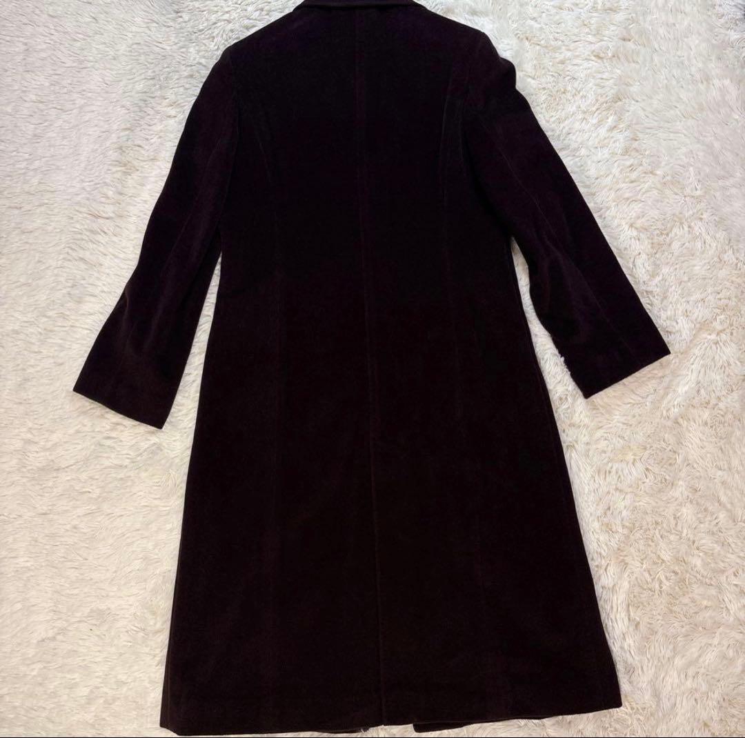 新品 未使用 NEWYORKER アンゴラ 羊毛 ロングコート ウールコート