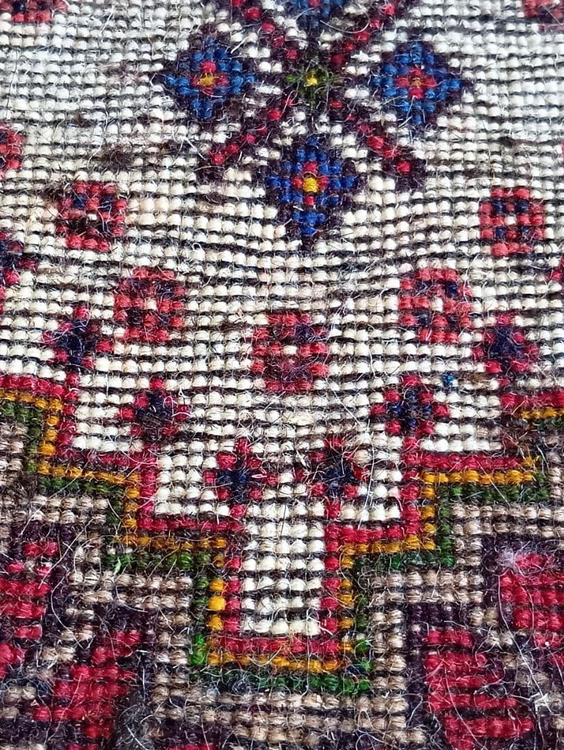 ペルシャ絨毯　ヤラメ絨毯　座布団　手織り　イラン　座布団ヤラメ(14)