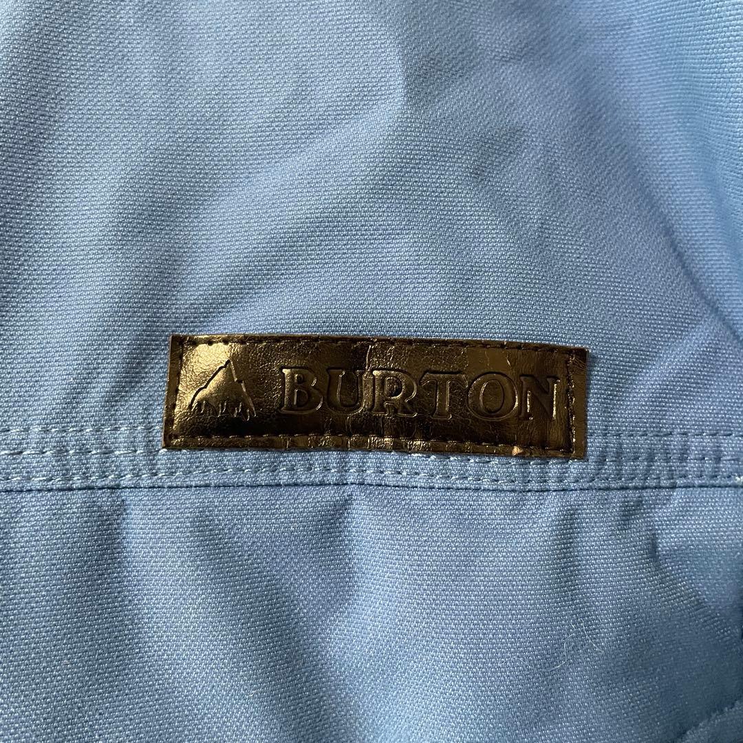Burtonバートンスキーウェアスノーボードジャケットパーカーフード付き青ブルー