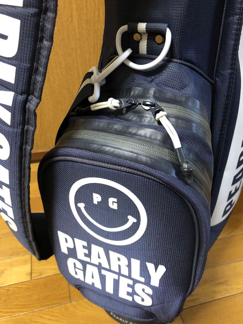 パーリーゲイツ　キャディバッグ　ネイビー　紺　スタンド式　軽量