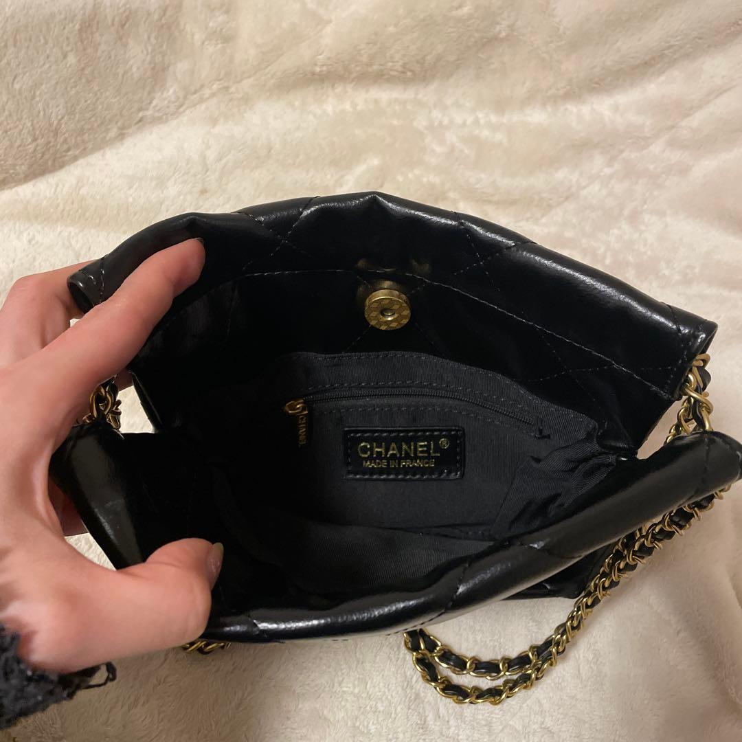 CHANEL ブラック ショルダーバッグ　ノベルティ