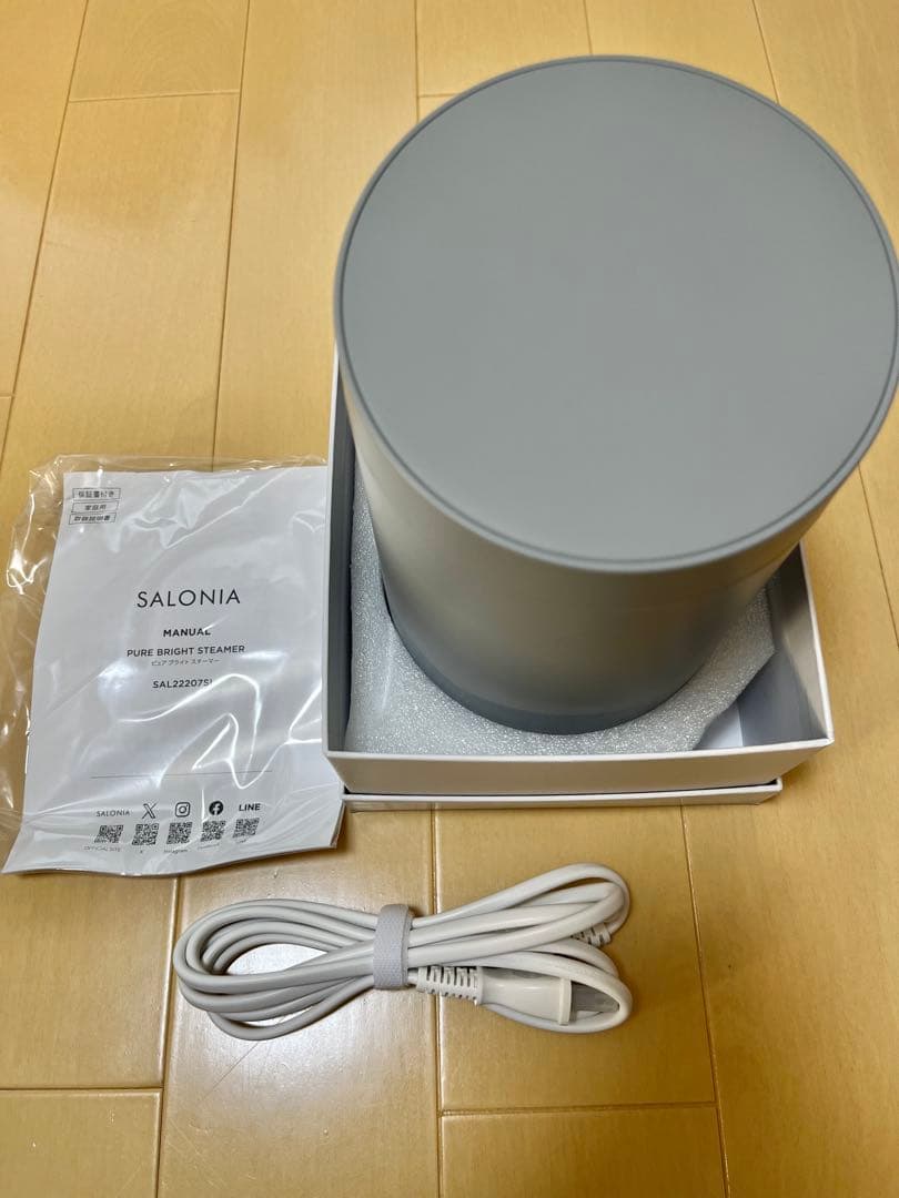 SALONIA PURE BRIGHT STEAMER フェイススチーマー