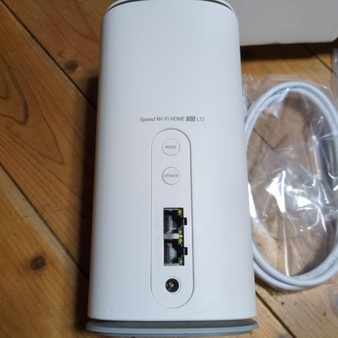 Speed Wi-Fi  5G L13 ZTE ルーターau