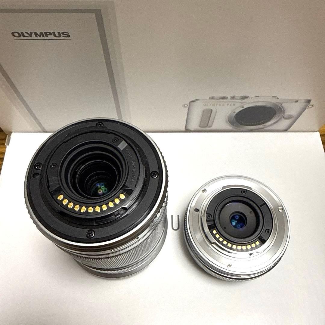 美品⭐︎OLYMPUS PEN E-PL8 ホワイト ダブルズームキット