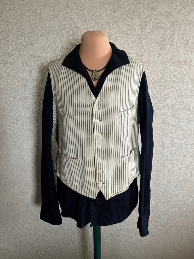 フランス ヴィンテージ ジレ ジョニーデップ‼︎