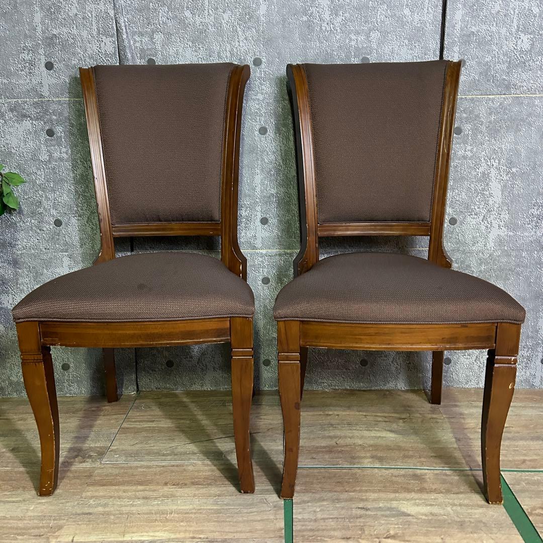 ꧁ネオクラシックスタイル家具꧂ダイニングチェア2脚 食卓 いす イス 椅子