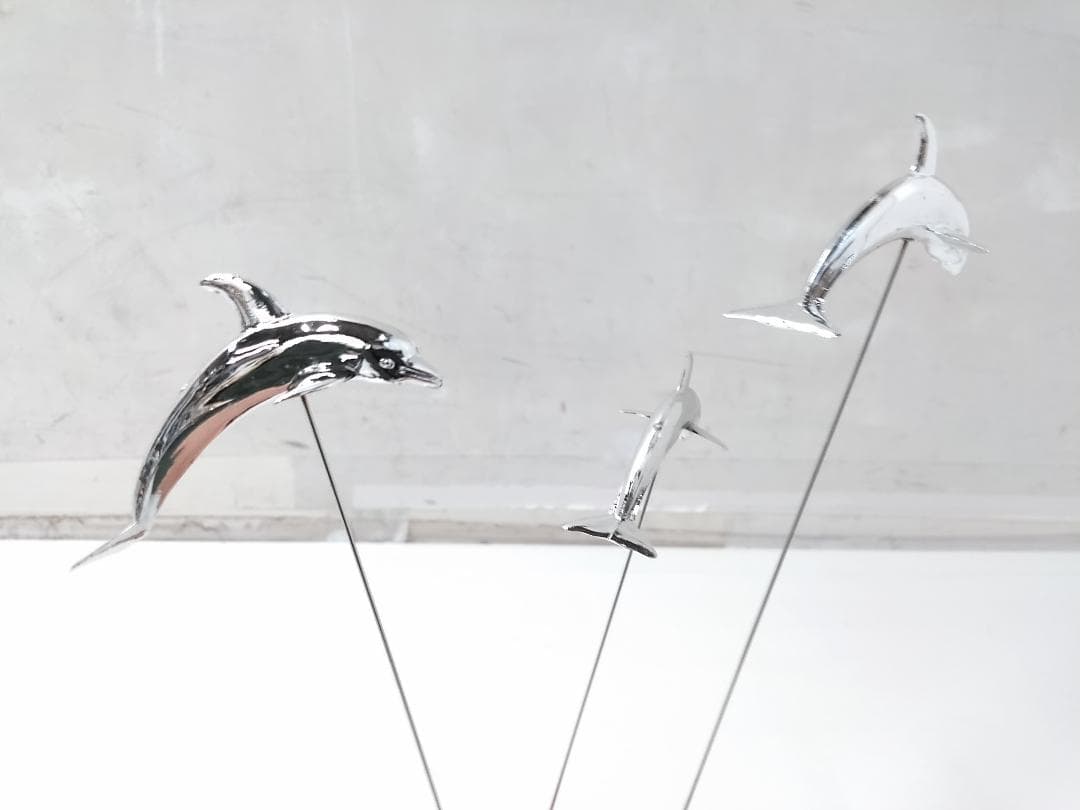キネティックアート ISHIGURO製 イルカ ドルフィン 2個セット◆