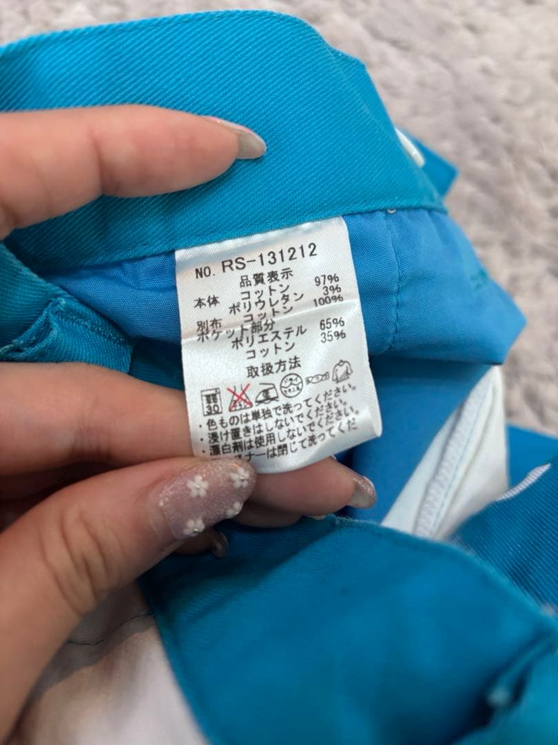 【美品】ラッセルノ　ゴルフパンツ　ロングパンツ　サイズ5　　Lサイズ　白