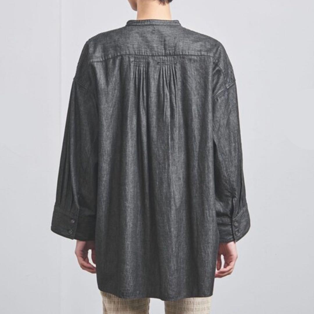 フィータ　Trinity ブラックデニムシャツ　ピンタック　ブザム　トリニティ