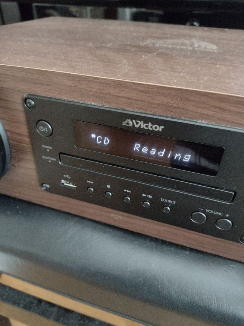 ビクター EX-D6 ウッドコーン CD FM BT USB リモコン 23年