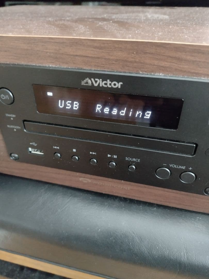 ビクター EX-D6 ウッドコーン CD FM BT USB リモコン 23年