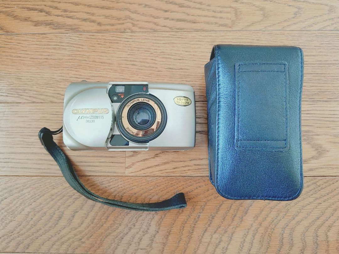 【美品】オリンパス　ZOOM 105 シルバー ケース付き