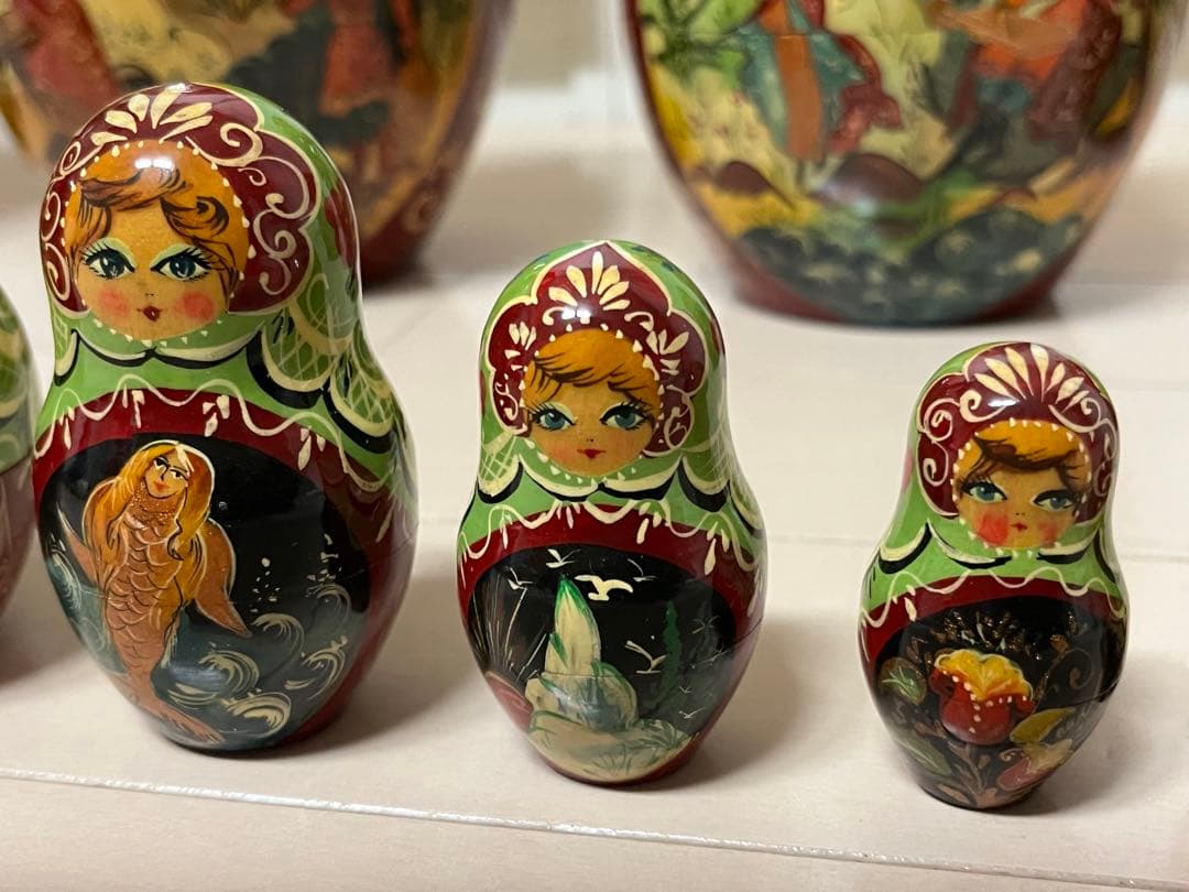 マトリョーシカ　ロシア　15体