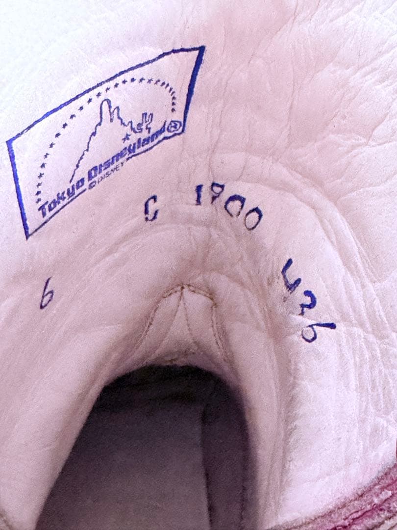 超希少 D24限定 ミッキーマウス 本革ウエスタンブーツ