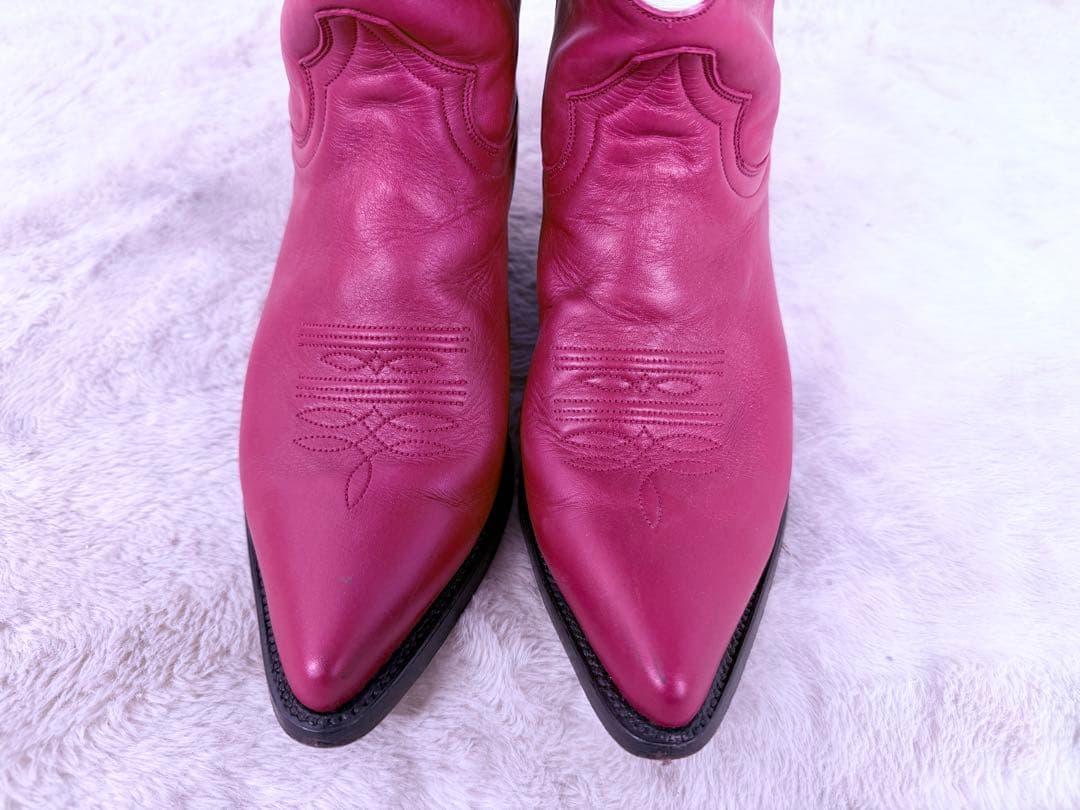 超希少 D24限定 ミッキーマウス 本革ウエスタンブーツ