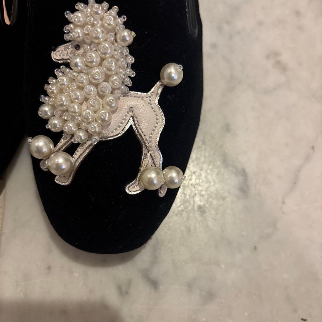 Kate Spade プードルモチーフ フラットシューズ