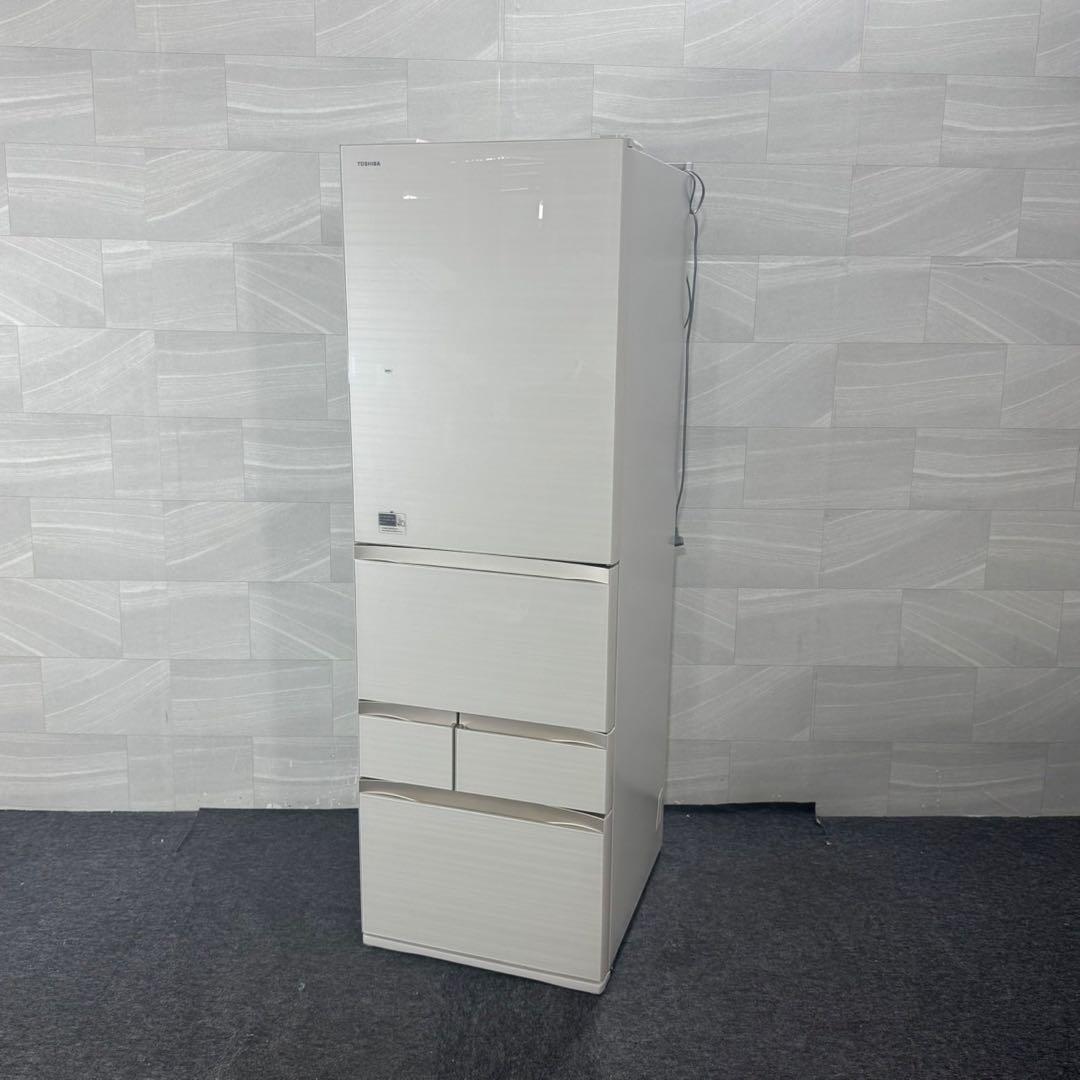 TOSHIBA 冷蔵庫 大型 5ドア 右開き 465L 2〜5人用 d4536