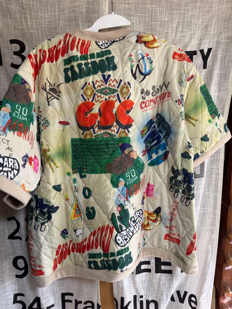 go slow caravan 中綿キルティングフリースワイドTEEセパレート