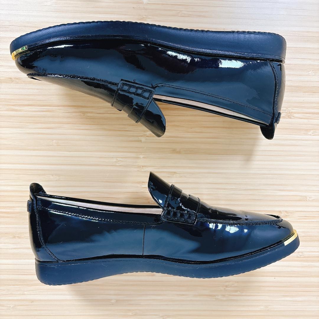 【試着程度】COLE HAAN コールハーン エナメル ローファー パテント