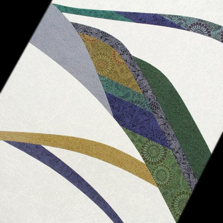 人間国宝【六谷梅軒】　～伊勢型紙　重要無形文化財保持者～　美品の袋帯です