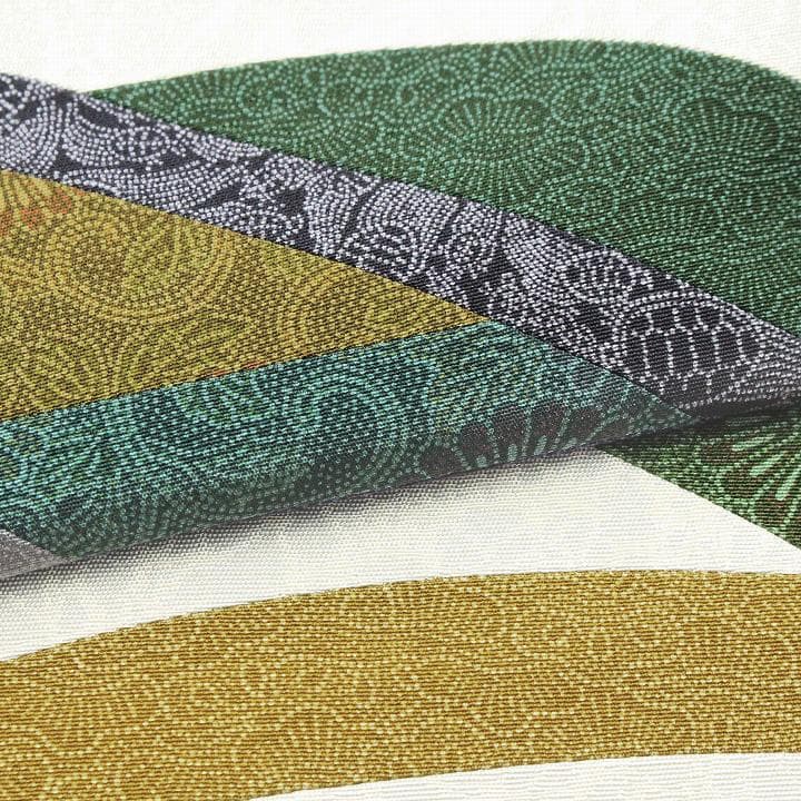 人間国宝【六谷梅軒】　～伊勢型紙　重要無形文化財保持者～　美品の袋帯です