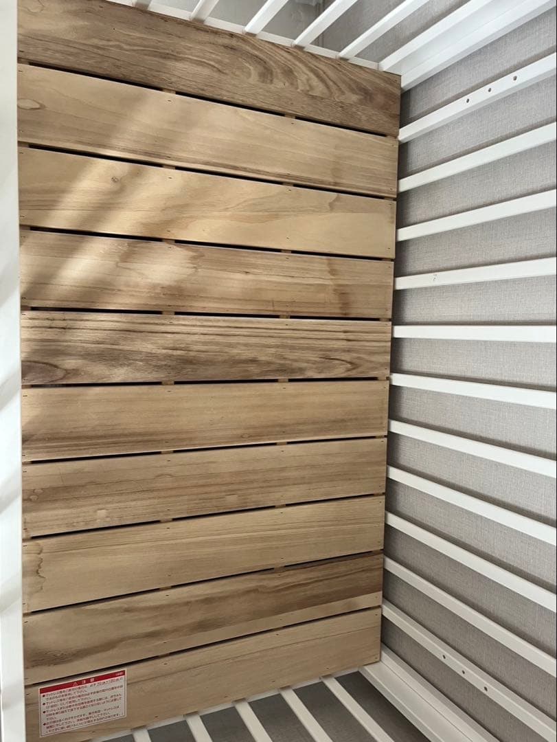 KATOJI　ベビーベット　ハイポジションアーチ　白　内寸120×70cm）