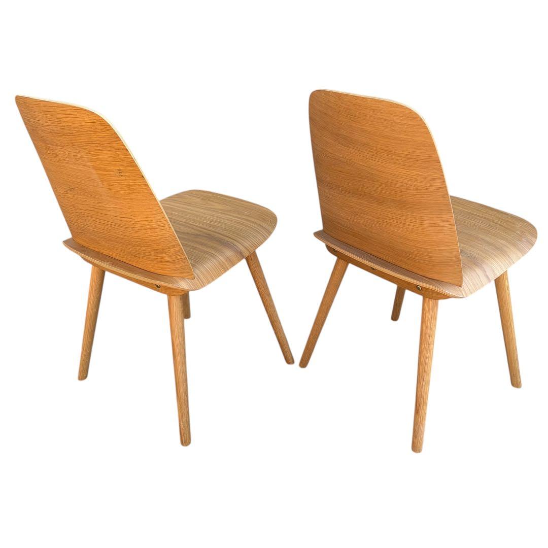 【美品】muuto ムート Nerd Chair ナードチェア オーク 2脚分④